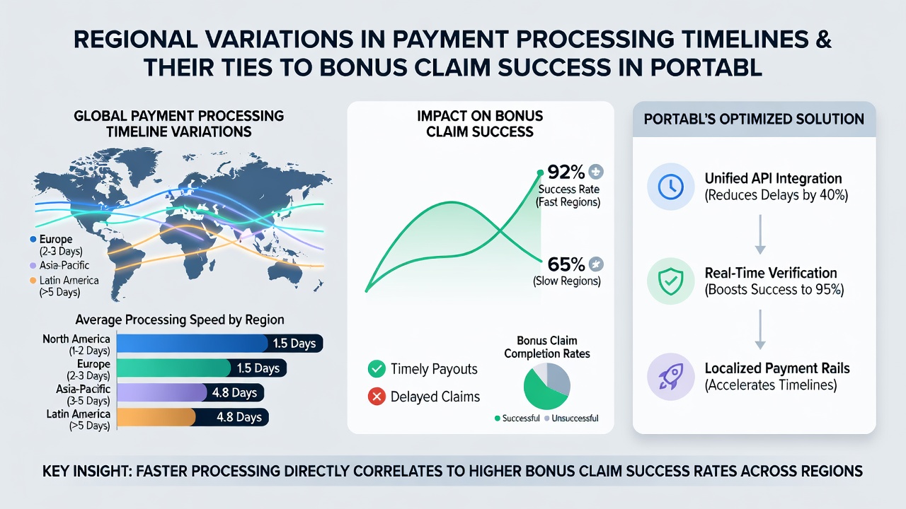 Mobile reel bonus claim flow showing payment confirmation points in different regions