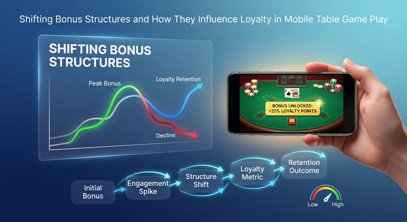 Mobile table game interface showing bonus offers and loyalty tiers on a smartphone screen